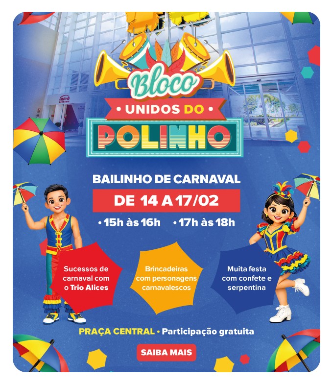 Carnaval 2026 Polo Shopping Indaiatuba