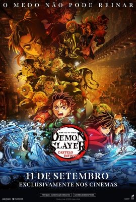 Demon Slayer Castelo Infinito  Topazio Cinemas Polo Shopping Indaiatuba 
