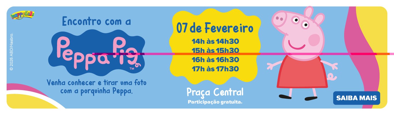 Encontro com Peppa Pig Polo Shopping Indaiatuba