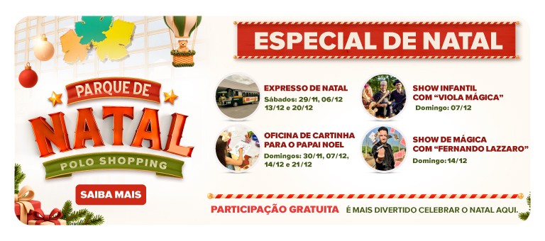 Especial de Natal Polo Shopping Indaiatuba 2025