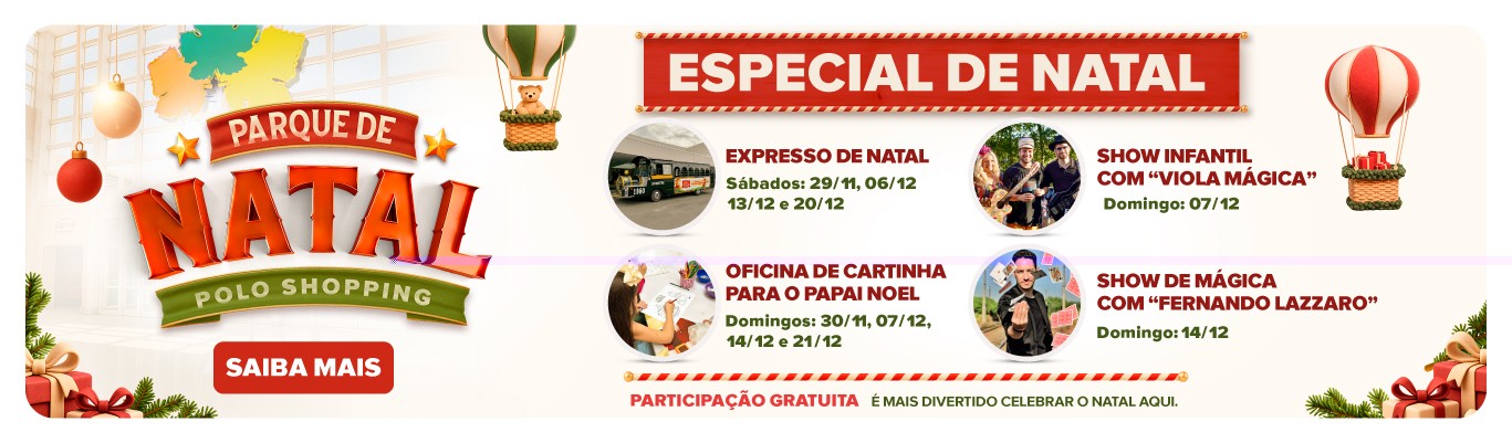 Especial de Natal Polo Shopping Indaiatuba 2025