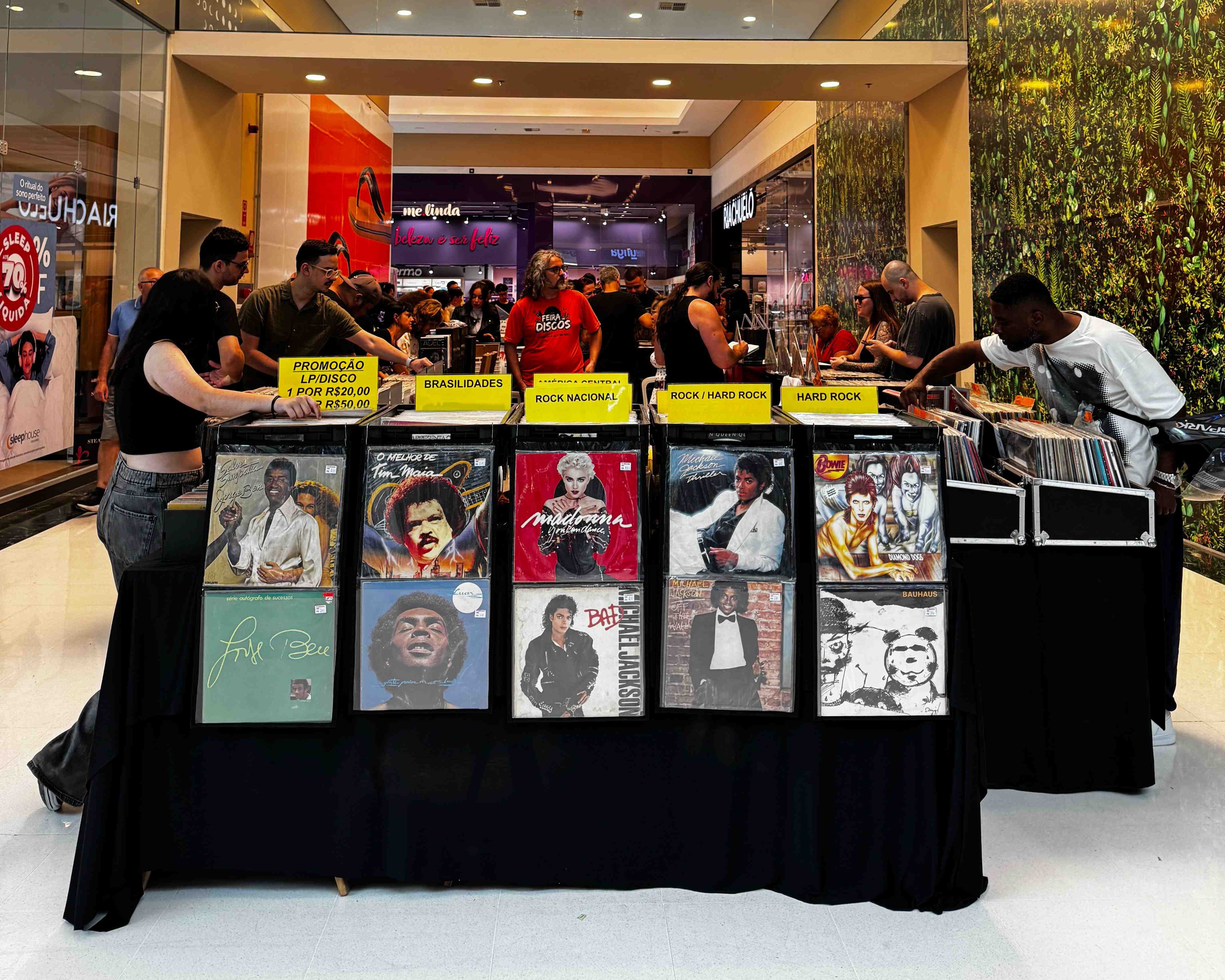 Feira de Discos Polo Shopping Indaiatuba