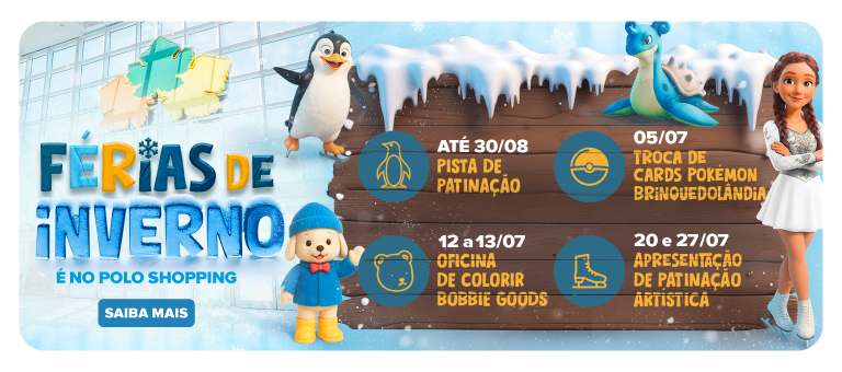 Ferias de Inverno Polo Shopping Indaiatuba Patinacao no Gelo