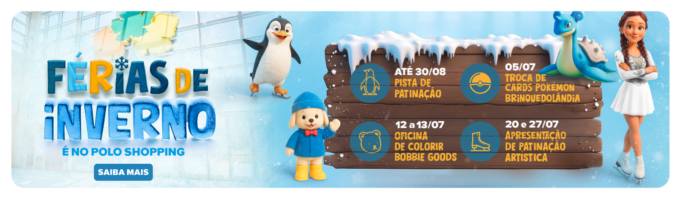Ferias de Inverno Polo Shopping Indaiatuba Patinacao no Gelo