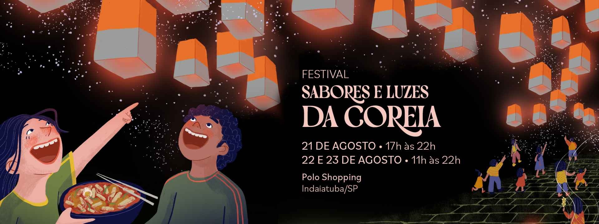 Festival Sabores e Luzes da Coreia Polo Shopping Indaiatuba