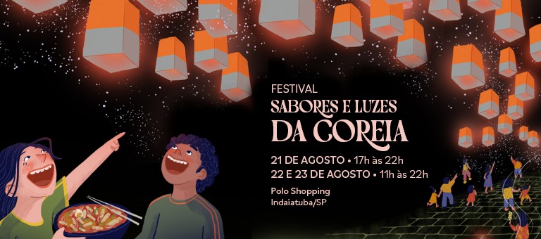 Festival Sabores e Luzes da Coreia Polo Shopping Indaiatuba