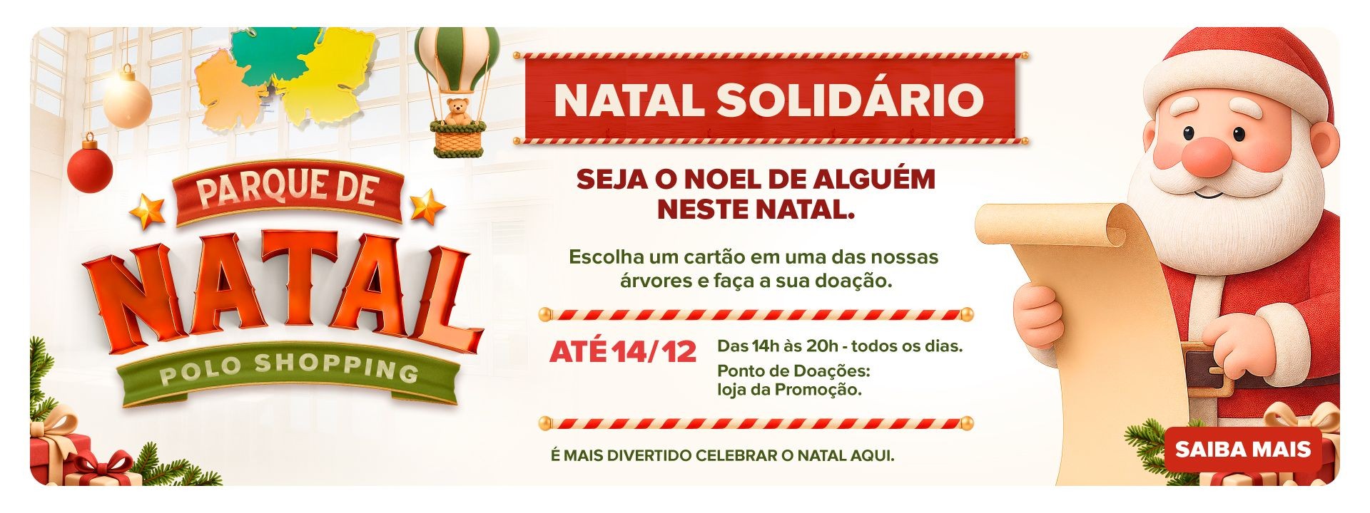 Natal Solidario Polo Shopping Indaiatuba