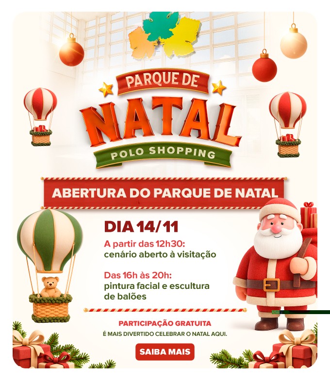 Parque de Natal Polo Shopping Indaiatuba