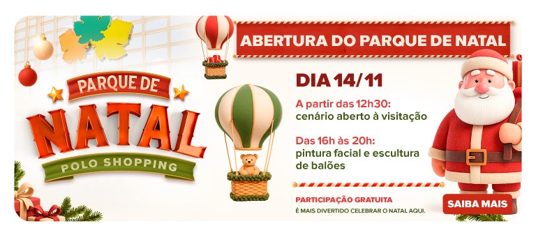 Parque de Natal Polo Shopping Indaiatuba