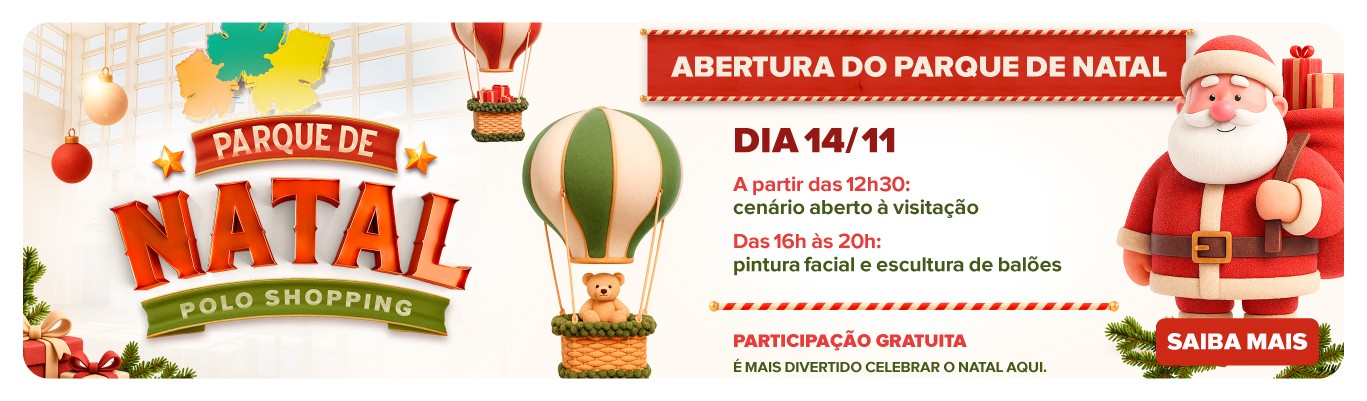 Parque de Natal Polo Shopping Indaiatuba