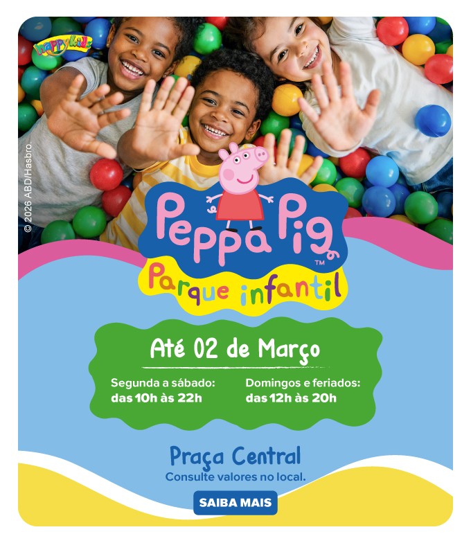 Peppa Pig Polo Shopping Indaiatuba
