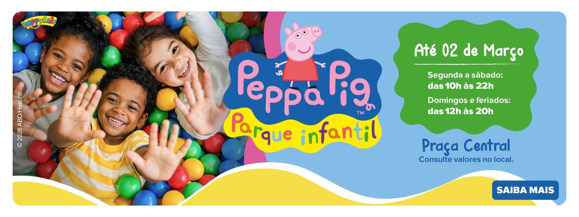 Peppa Pig Polo Shopping Indaiatuba