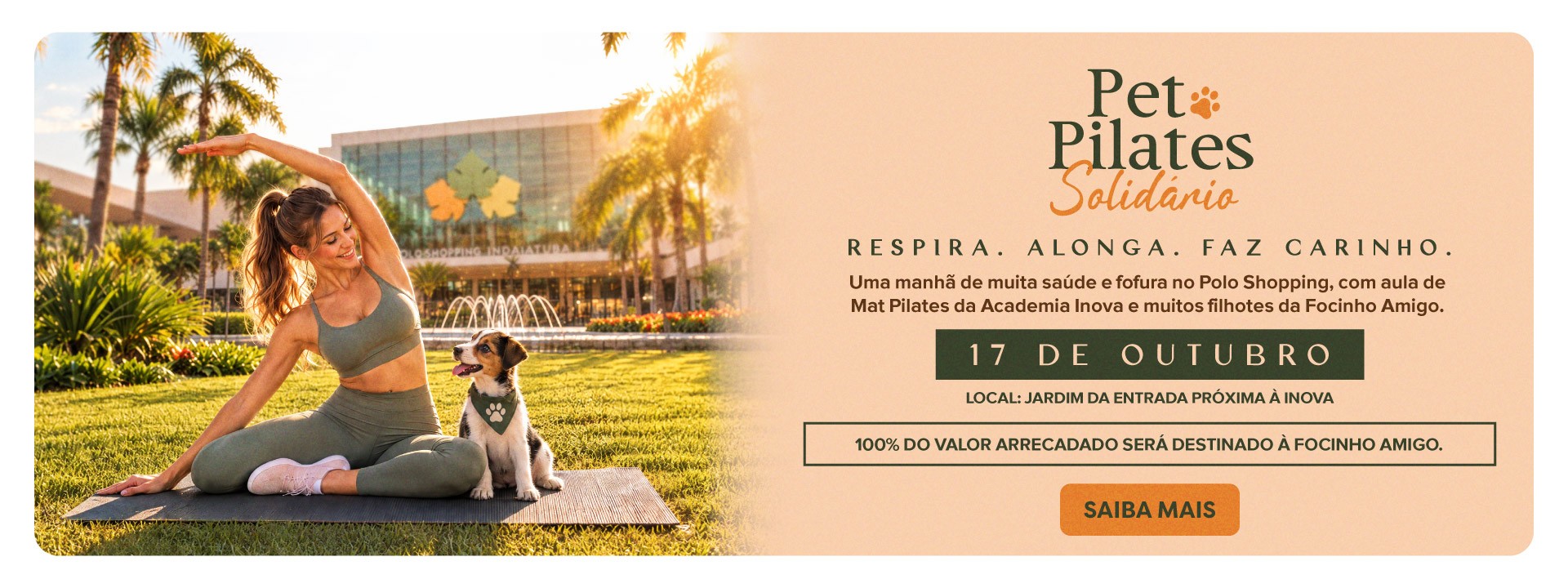 Pet Pilates Solidario Polo Shopping Indaiatuba