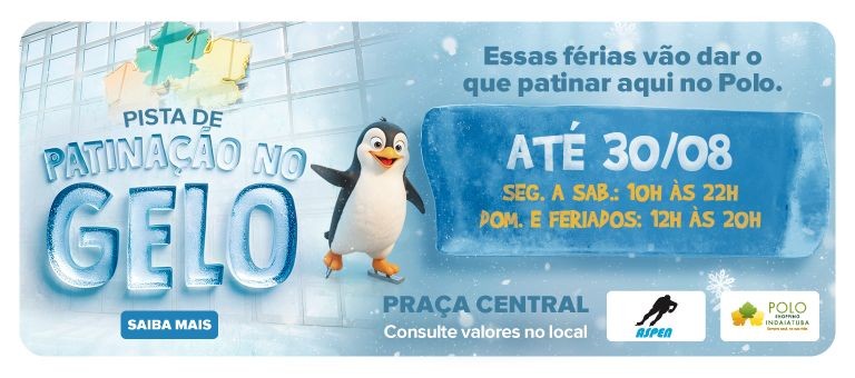 Pista de Patinacao no Gelo Polo Shopping Indaiatuba 2025