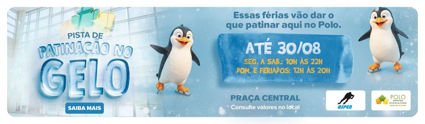 Pista de Patinacao no Gelo Polo Shopping Indaiatuba 2025