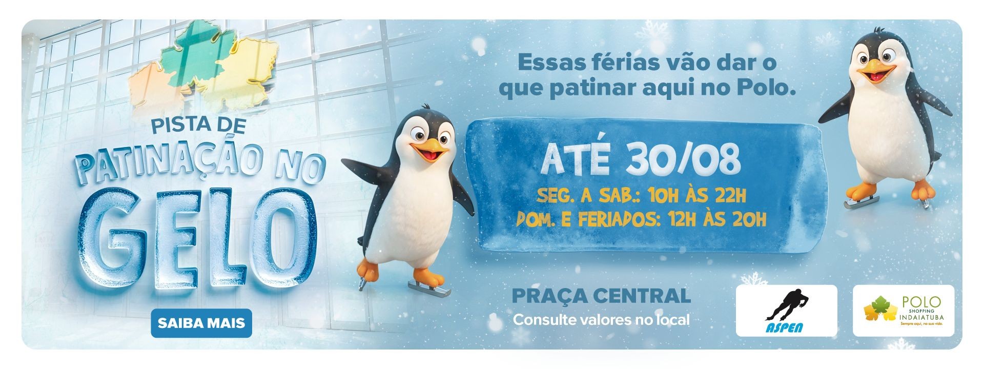 Pista de Patinacao no Gelo Polo Shopping Indaiatuba 2025