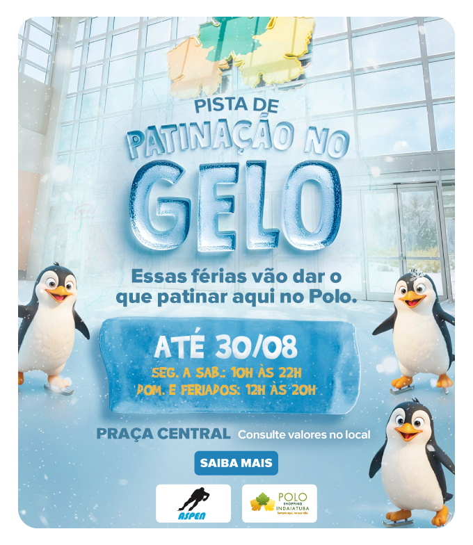 Pista de Patinacao no Gelo Polo Shopping Indaiatuba 2025