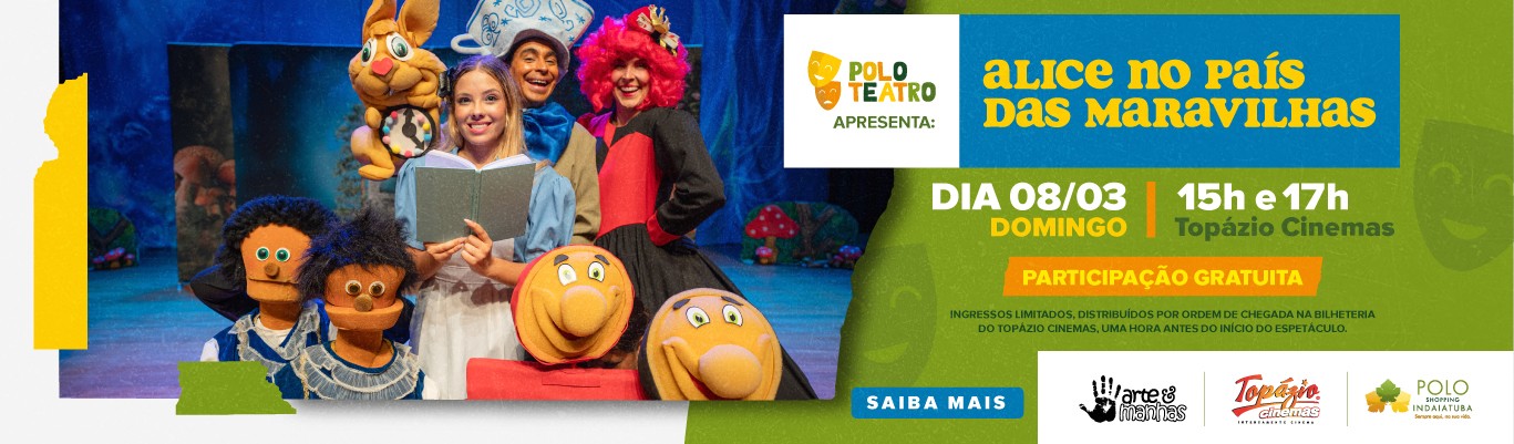 Polo Teatro Alice no Pais das Maravilhas 2026