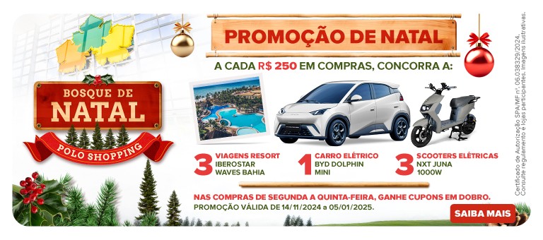 Promocao de Natal Polo Shopping Indaiatuba