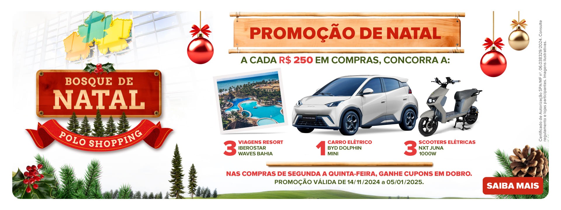 Promocao de Natal Polo Shopping Indaiatuba