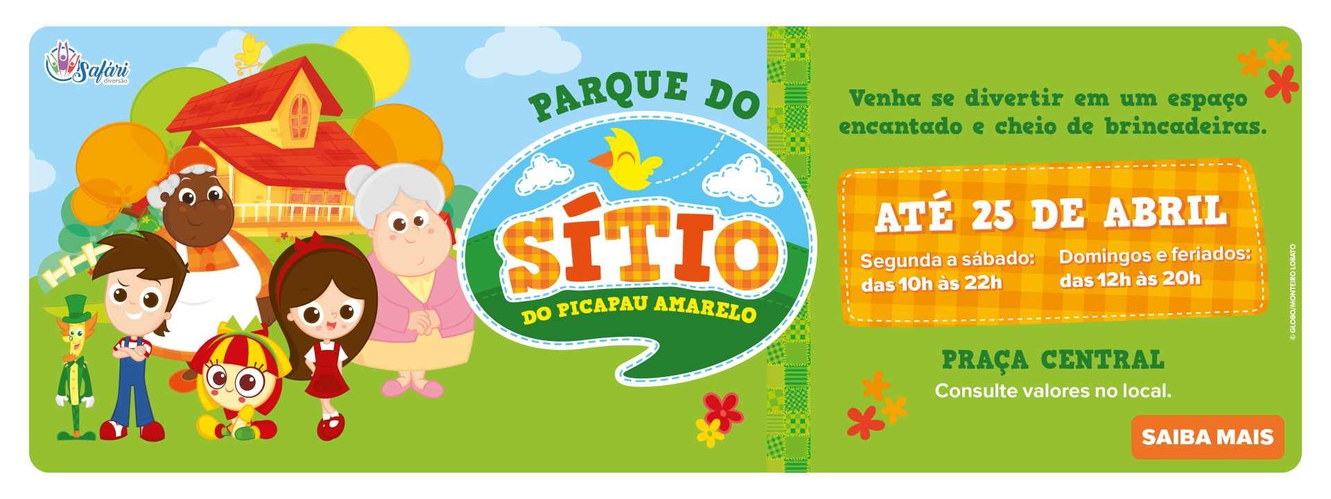 Sitio do Picapau Amarelo Polo Shopping Indaiatuba 2026