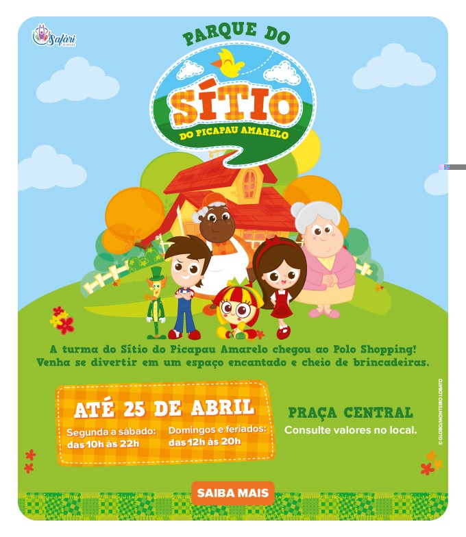 Sitio do Picapau Amarelo Polo Shopping Indaiatuba 2026
