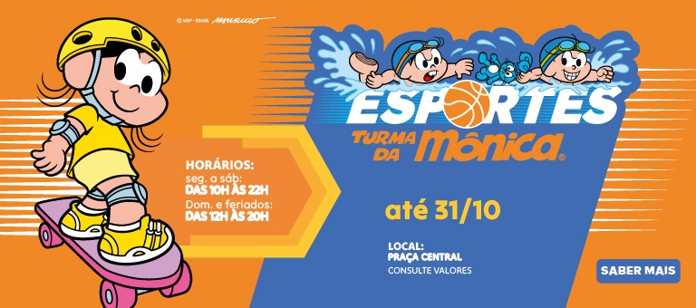 Turma da Monica Esportes Polo Shopping Indaiatuba